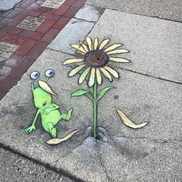 Дэвид Зинн художник стрит