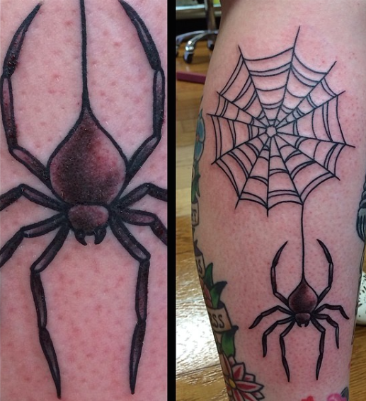 Тату паук