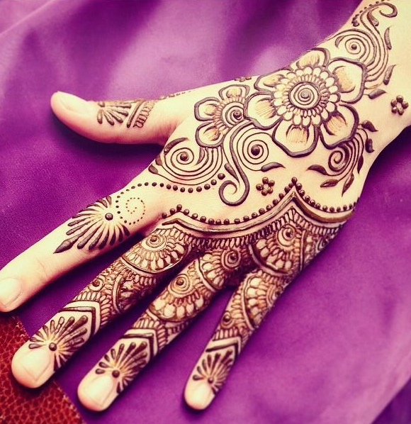 Мандала на руке