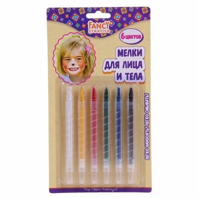Гримм мелками для лица 6 цветов