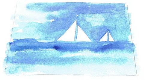 Картины акварелью