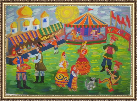 Осенняя выставка рисунков