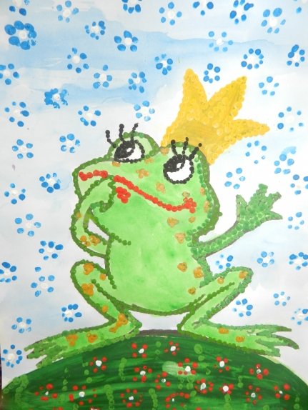 Рисование героев сказки Царевна лягушка в подготовительной группе