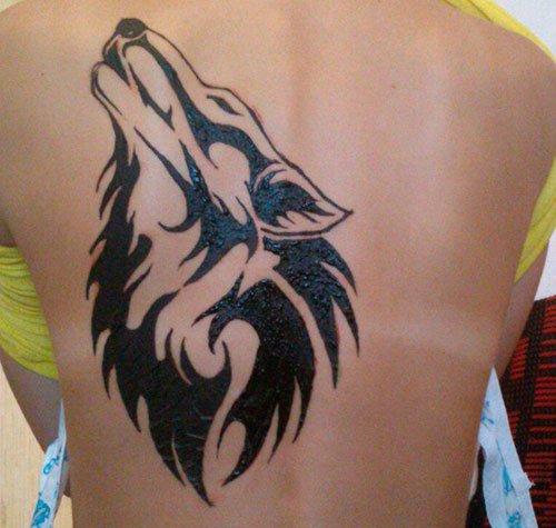 Мехенди волк