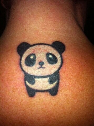 Легкое тату панд