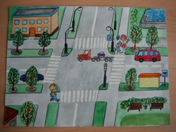 Безопасность на дороге глазами детей