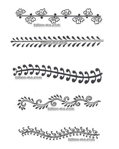 Браслет мехенди эскиз