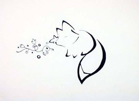 Тату лисы эскизы