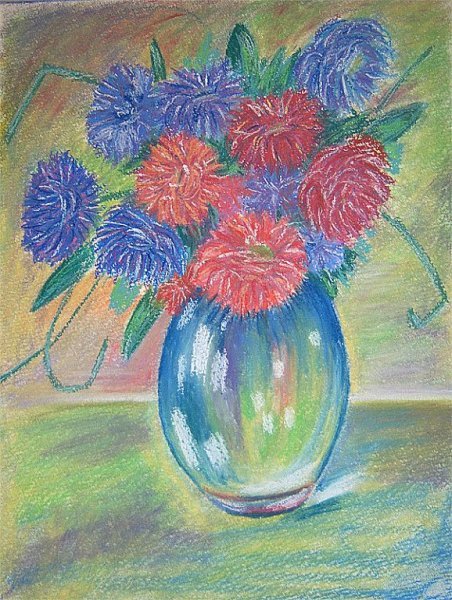 Рисование восковыми мелками