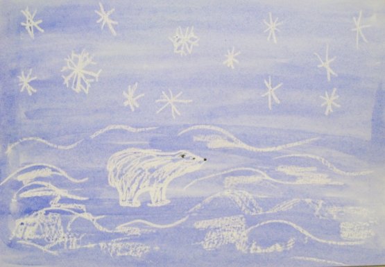 Рисование свечой