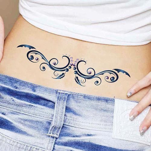 Тату на пояснице узоры