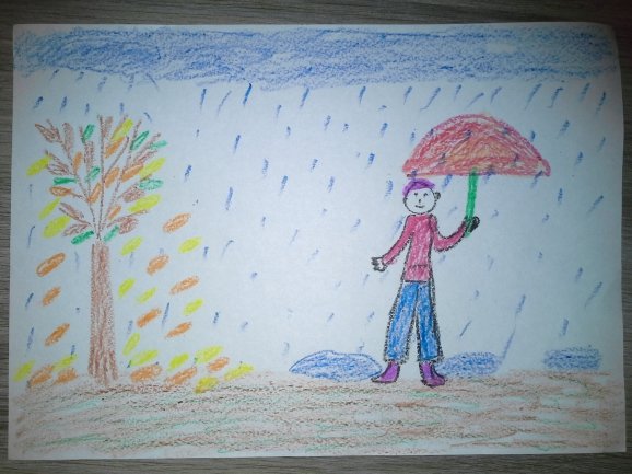 Картина из расплавленных восковых мелков