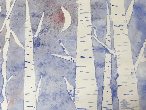 Рисование с помощью малярного скотча дети