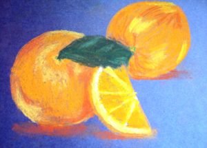 Рисунки масляной пастелью