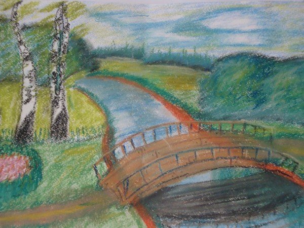 Рисунок на тему мой родной край