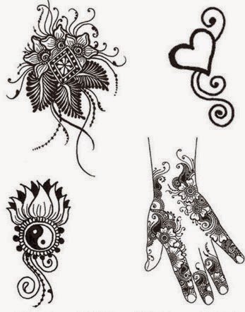 Мехенди на руке легкие эскизы