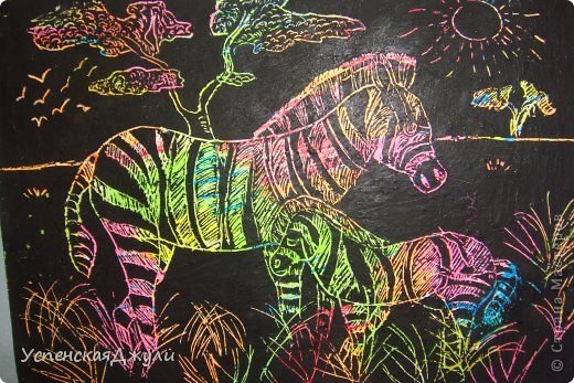 Рисование пастелью для детей