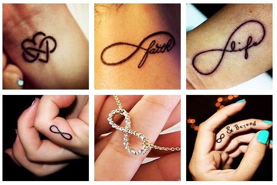 Рисунки хной на руке бесконечность