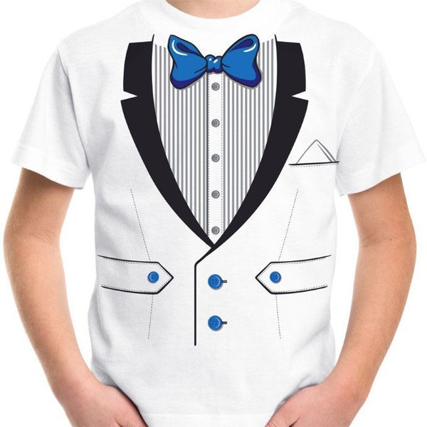 Футболка галстук-бабочка