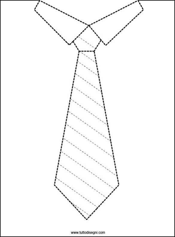Шаблоны галстуки