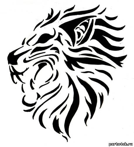 Мехенди тату тигр