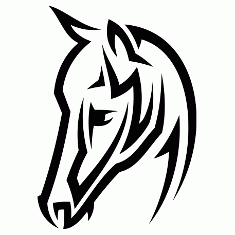 Лёгкие тату лошади