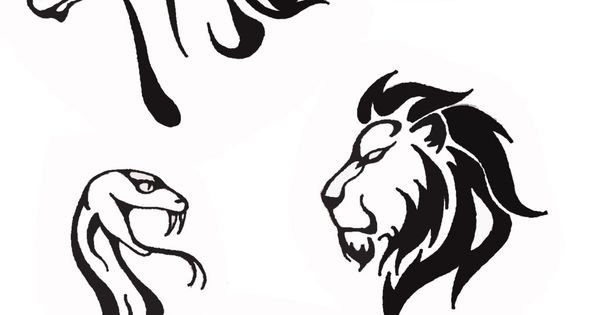 Лошадь тату для срисовки