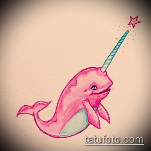Рисунок единорога ручкой простой