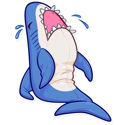 Стикеры акула