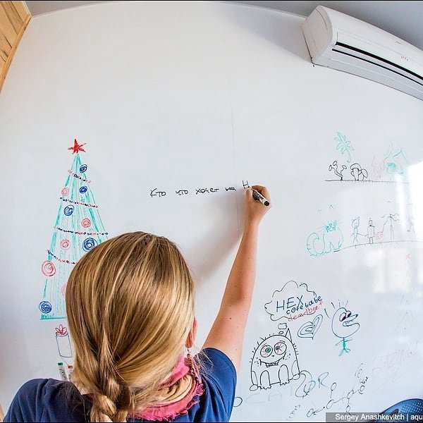 Маркерная краска для стен