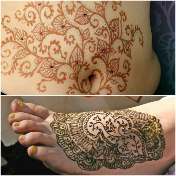 Мехенди на руке для детей