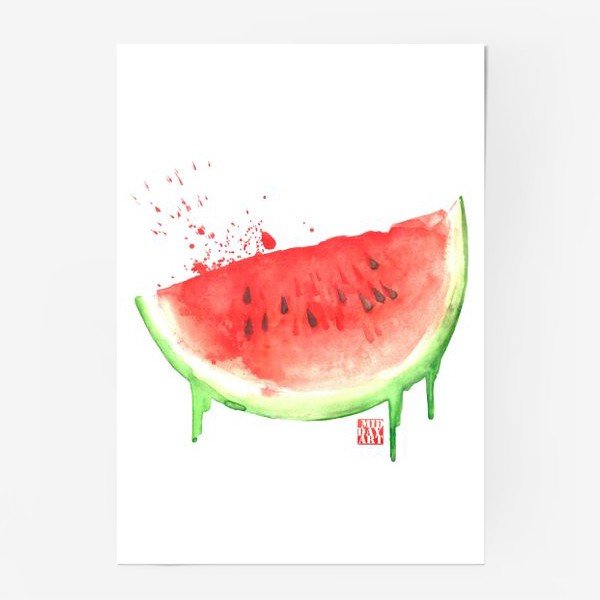 Скетчинг Арбуз