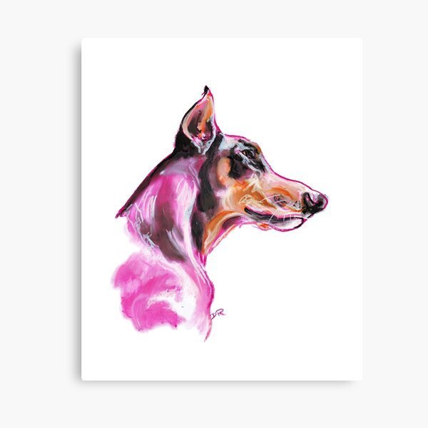 Рисунок добермана маркерами