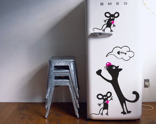 Трафареты для декора холодильника