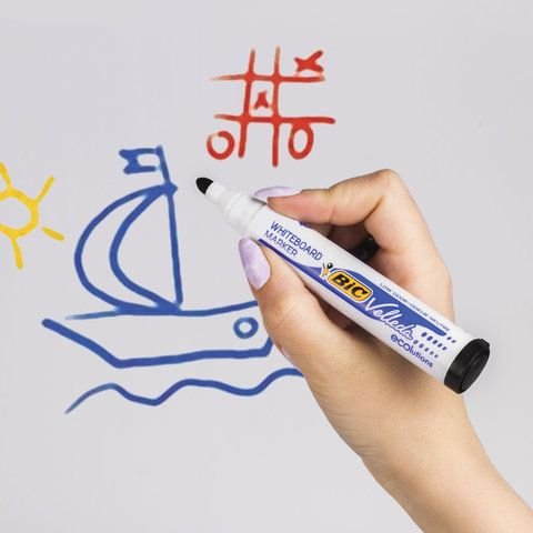 BIC маркер Velleda, черный