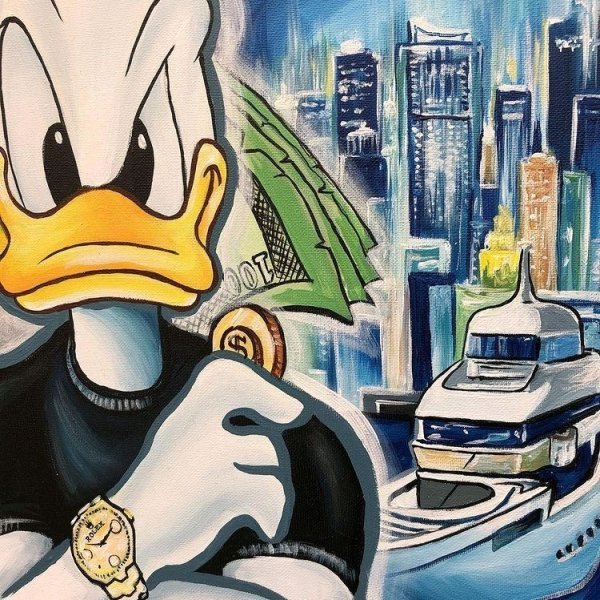 Картины Скруджа Макдака арт