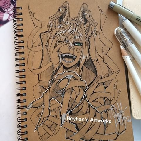 Обзор скетчбука фурри