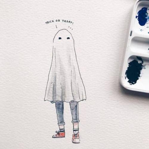 Рисунки для скетчбука лёгкие привеления