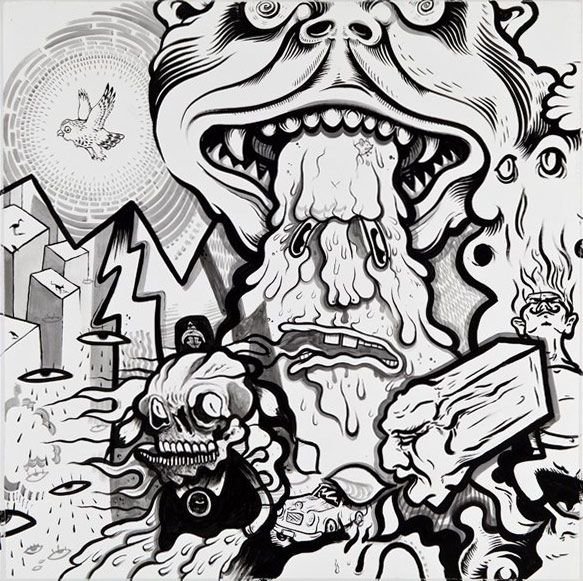 Страшные рисунки фломастерами