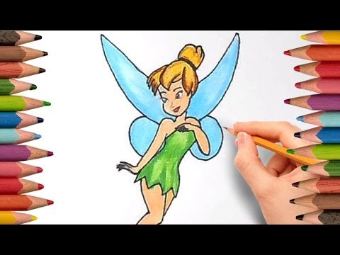 Рисунки фей фломастером