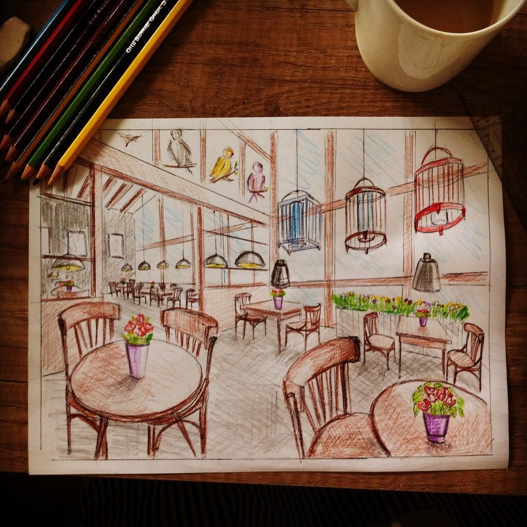Зарисовки в кафе