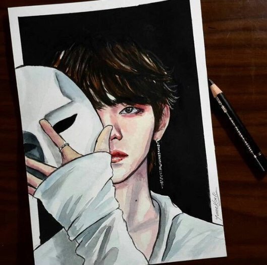 БТС фломастерами