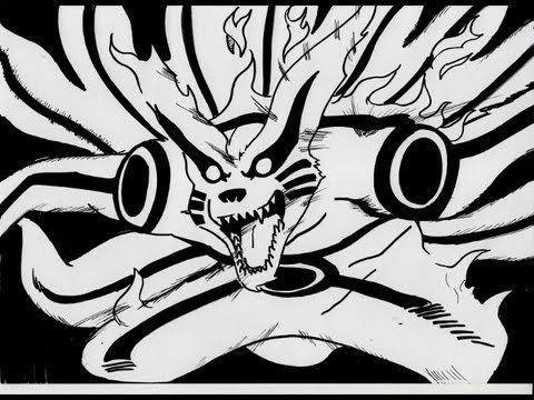 Наруто печать и девятихвостый Лис