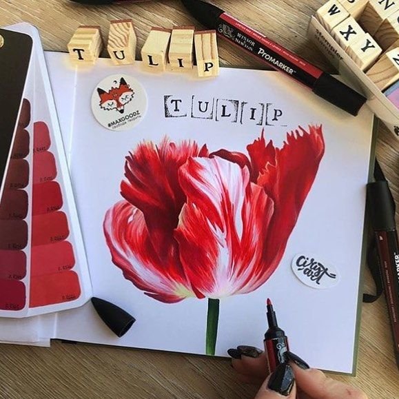 Открытки на 8 марта акварелью