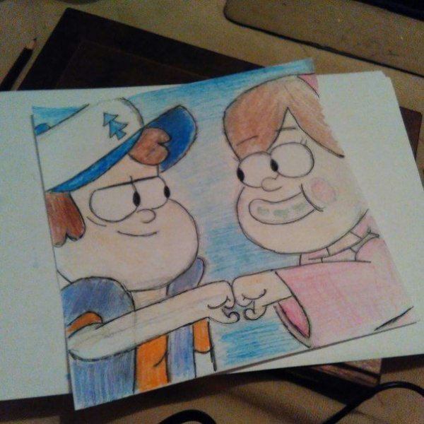 Рисунки на тему Гравити Фолз