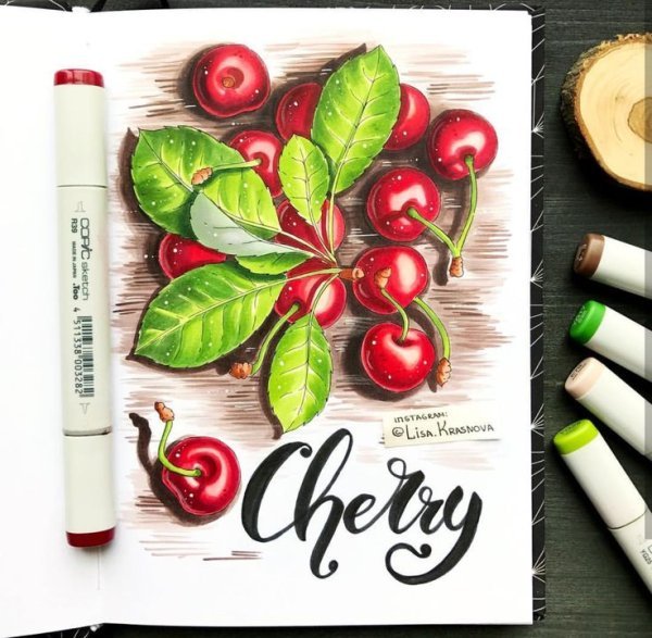 Идеи для рисования маркерами