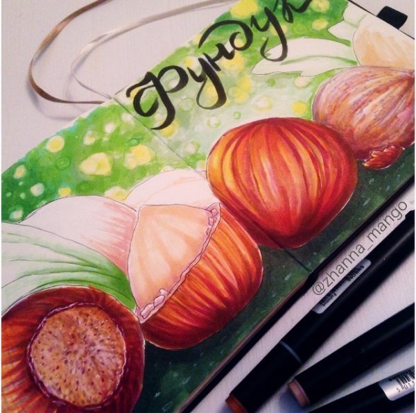 Что нарисовать маркерами манго