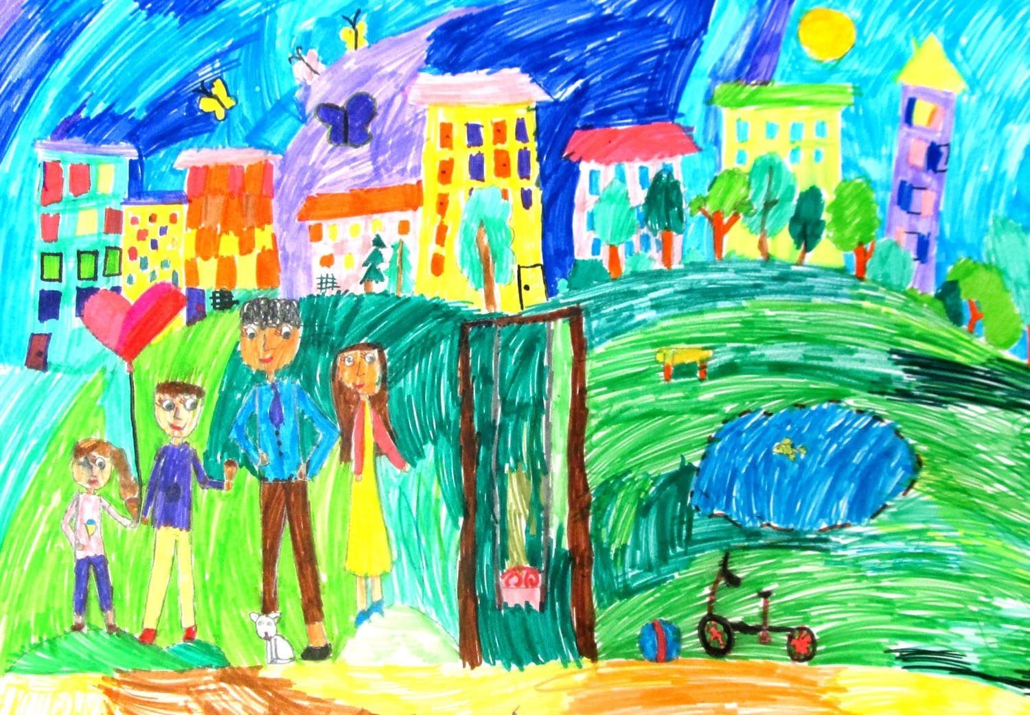 Рисунки на конкурс. Детские рисунки. Конкурс детского рисунка город. Детские рисунки города. Конкурс рисунков моя семья.