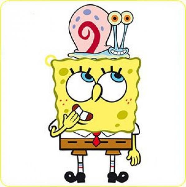 Спанч Боб думает