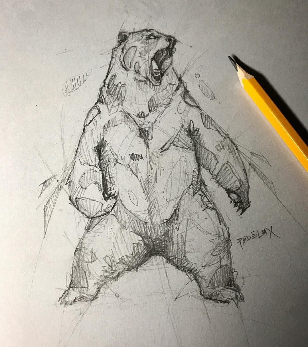 Медведь скетч